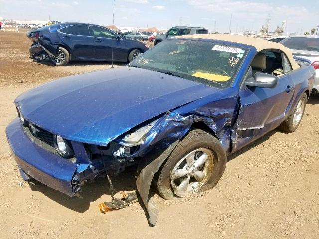 1ZVHT85H475222039 - 2007 FORD MUSTANG GT BLUE photo 2