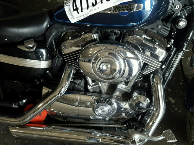 1HD1CT314CC403515 - 2012 HARLEY-DAVIDSON XL1200 C BLUE photo 7