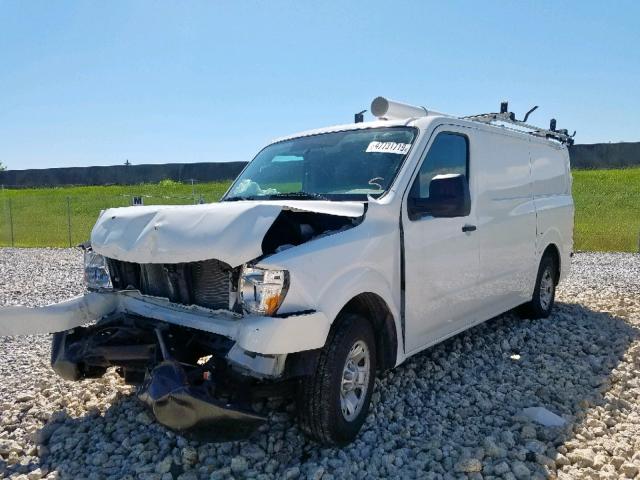 1N6BF0KMXJN811443 - 2018 NISSAN NV 1500 S WHITE photo 2