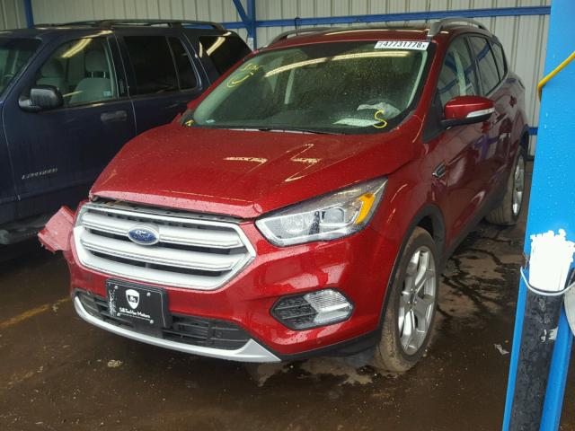 1FMCU9J94JUD04845 - 2018 FORD ESCAPE TIT RED photo 2