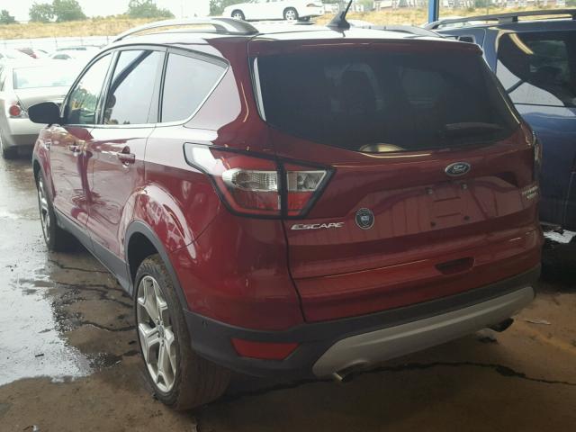 1FMCU9J94JUD04845 - 2018 FORD ESCAPE TIT RED photo 3