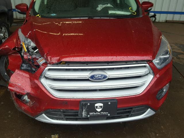 1FMCU9J94JUD04845 - 2018 FORD ESCAPE TIT RED photo 7