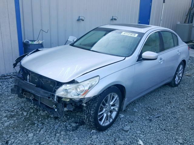 JN1CV6APXBM302004 - 2011 INFINITI G37 BASE SILVER photo 2