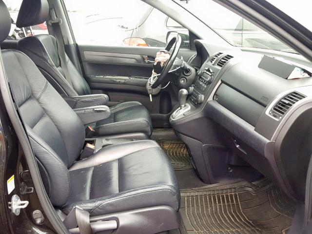 JHLRE48797C005601 - 2007 HONDA CR-V EXL BLACK photo 5