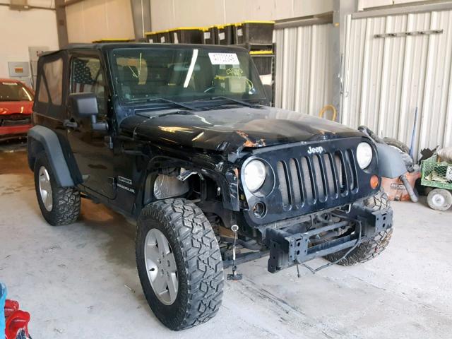 1J4AA2D18BL545200 - 2011 JEEP WRANGLER S BLACK photo 1