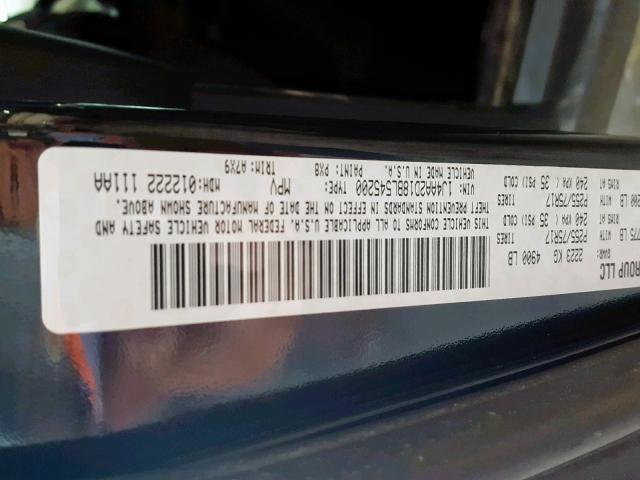 1J4AA2D18BL545200 - 2011 JEEP WRANGLER S BLACK photo 10