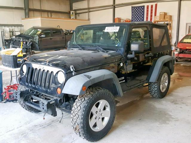 1J4AA2D18BL545200 - 2011 JEEP WRANGLER S BLACK photo 2