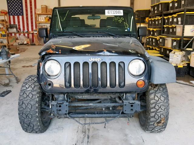 1J4AA2D18BL545200 - 2011 JEEP WRANGLER S BLACK photo 9