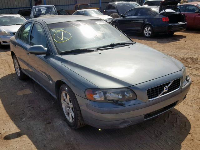 YV1RS58D022101854 - 2002 VOLVO S60 2.4T GREEN photo 1