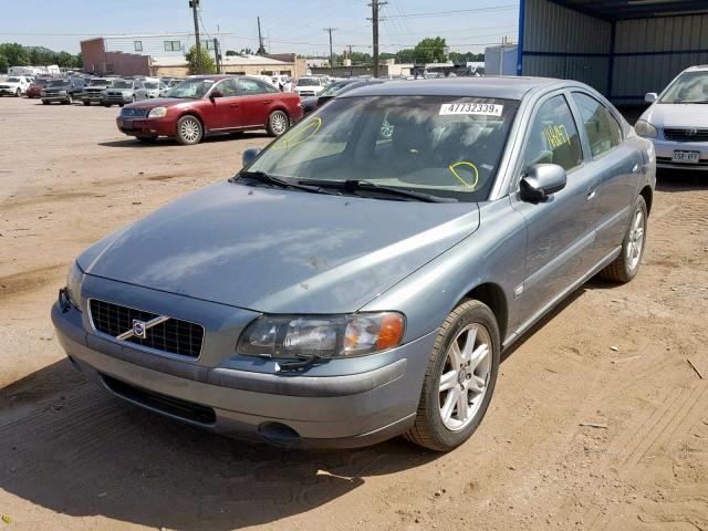 YV1RS58D022101854 - 2002 VOLVO S60 2.4T GREEN photo 2