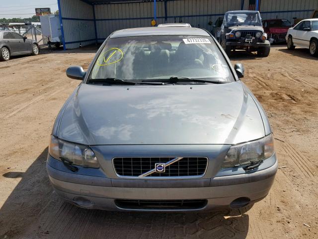YV1RS58D022101854 - 2002 VOLVO S60 2.4T GREEN photo 9