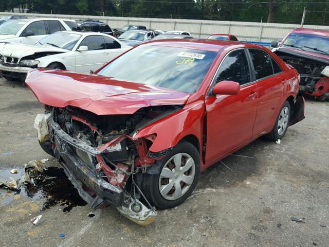 4T1BE46K07U168617 - 2007 TOYOTA CAMRY NEW RED photo 2