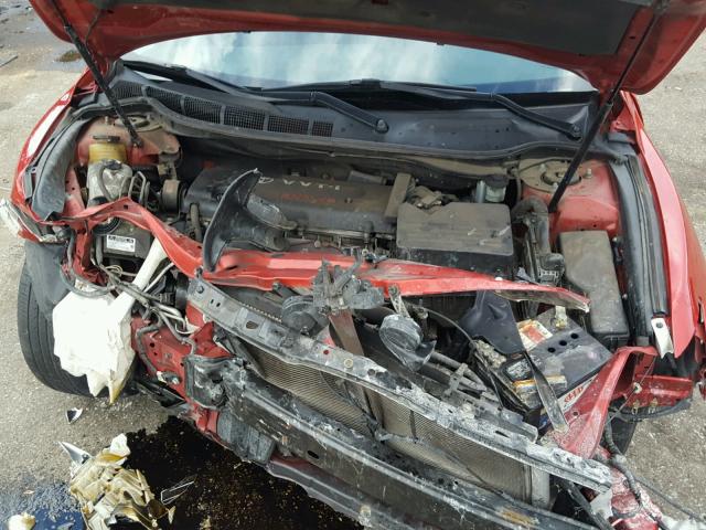 4T1BE46K07U168617 - 2007 TOYOTA CAMRY NEW RED photo 7