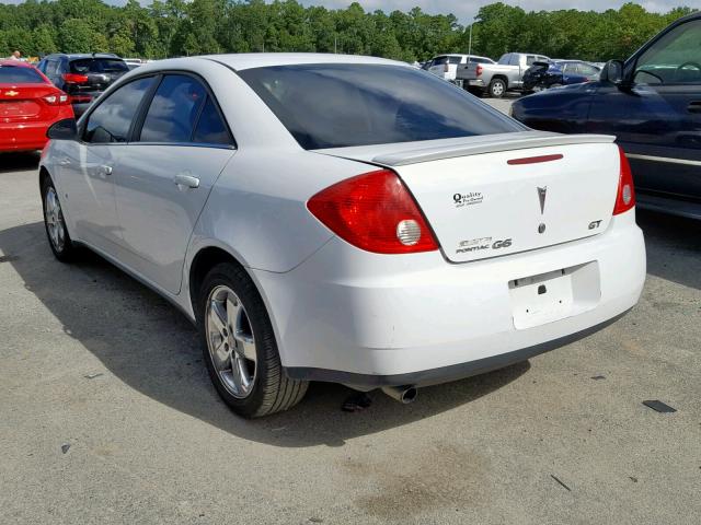 1G2ZH57NX94190222 - 2009 PONTIAC G6 GT WHITE photo 3