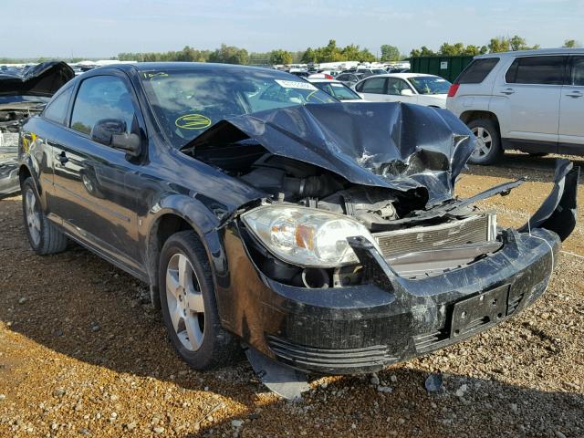 1G1AL18F287351157 - 2008 CHEVROLET COBALT LT BLACK photo 1