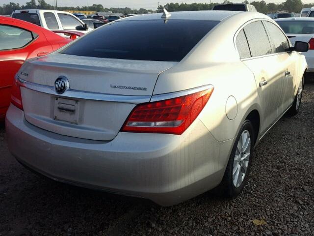 1G4GA5GR6EF295246 - 2014 BUICK LACROSSE GOLD photo 4