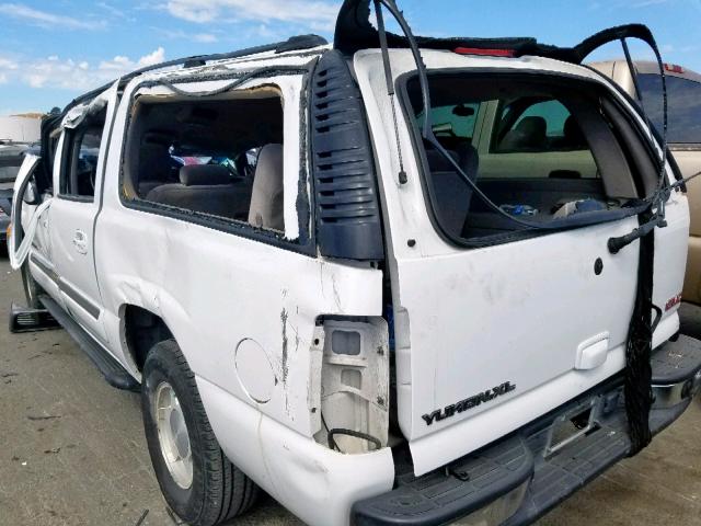 3GKEC16T04G100870 - 2004 GMC YUKON XL C WHITE photo 3