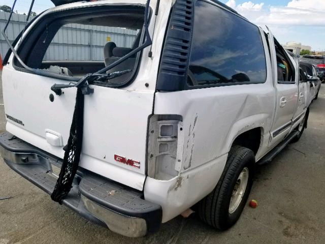 3GKEC16T04G100870 - 2004 GMC YUKON XL C WHITE photo 4