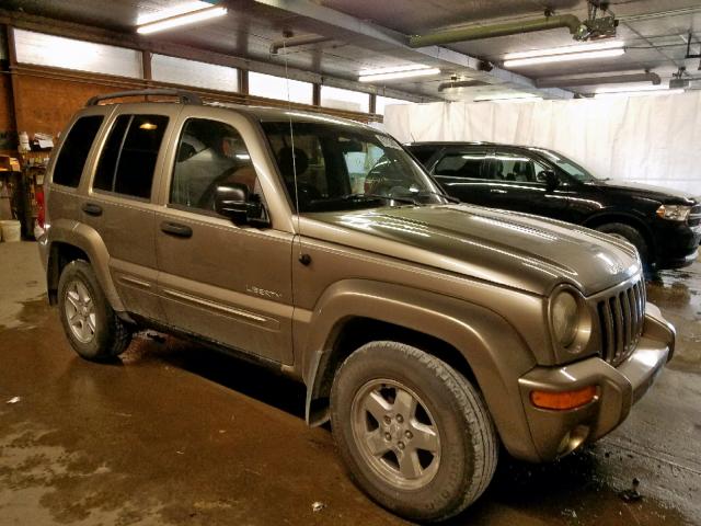 1J4GL58K34W104231 - 2004 JEEP LIBERTY LI GOLD photo 1