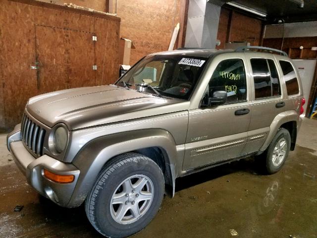 1J4GL58K34W104231 - 2004 JEEP LIBERTY LI GOLD photo 2