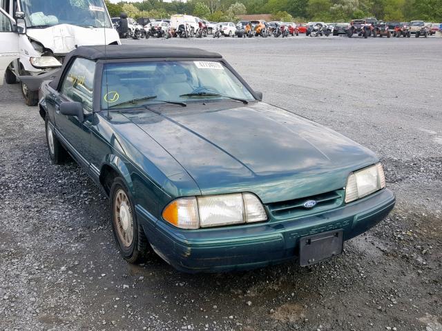 1FACP44M0NF172021 - 1992 FORD MUSTANG LX GREEN photo 1