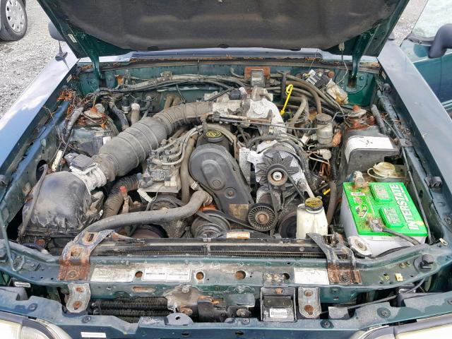 1FACP44M0NF172021 - 1992 FORD MUSTANG LX GREEN photo 7