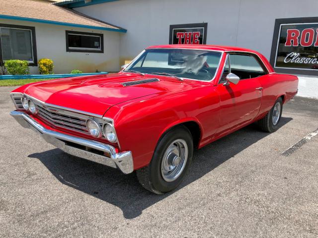 136177B200784 - 1967 CHEVROLET CHEVELL SS RED photo 2
