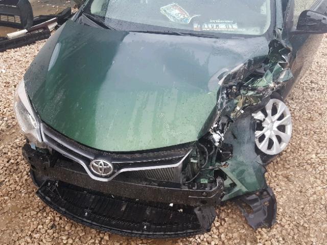 2T1BPRHE2GC732784 - 2016 TOYOTA COROLLA EC GREEN photo 7