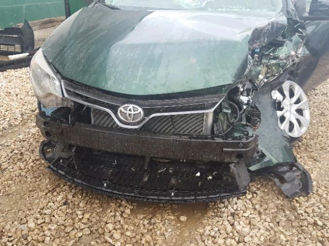 2T1BPRHE2GC732784 - 2016 TOYOTA COROLLA EC GREEN photo 9