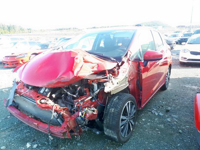 3HGGK5H64HM101745 - 2017 HONDA FIT SE RED photo 2