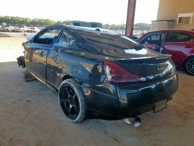 JNKCV64E99M602827 - 2009 INFINITI G37 BASE BLACK photo 3