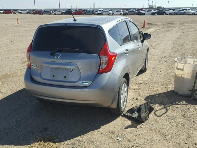 3N1CE2CP5FL425053 - 2015 NISSAN VERSA NOTE GRAY photo 4