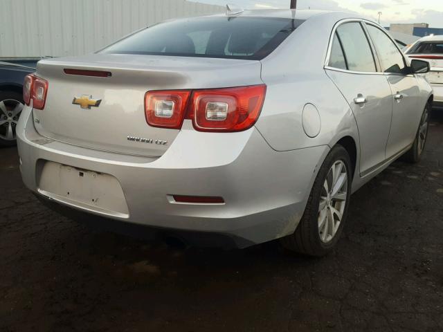 1G11F5SL6FF131374 - 2015 CHEVROLET MALIBU LTZ 银色 照片 4