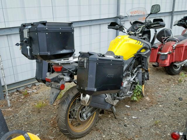 JS1C733B4H2101009 - 2017 SUZUKI DL650 A YELLOW photo 4