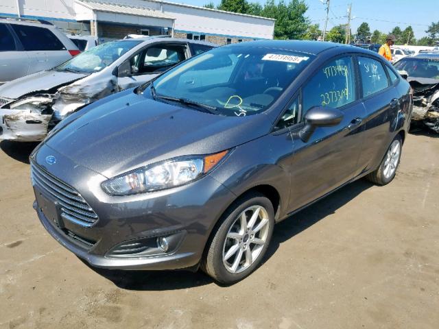 3FADP4BJ0KM105332 - 2019 FORD FIESTA SE GRAY photo 2