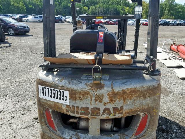 CP1F29P9509 - 2012 NISSAN FORKLIFT GRAY photo 6