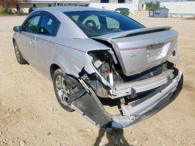 1G8AM12F85Z174184 - 2005 SATURN ION LEVEL SILVER photo 3