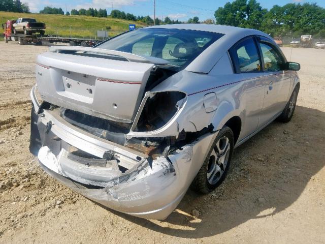 1G8AM12F85Z174184 - 2005 SATURN ION LEVEL SILVER photo 4