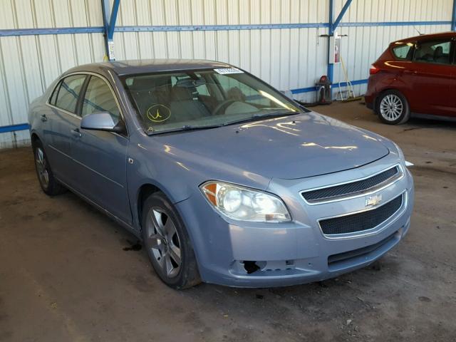 1G1ZH57B98F160738 - 2008 CHEVROLET MALIBU 1LT BLUE photo 1