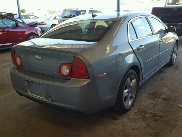 1G1ZH57B98F160738 - 2008 CHEVROLET MALIBU 1LT BLUE photo 4