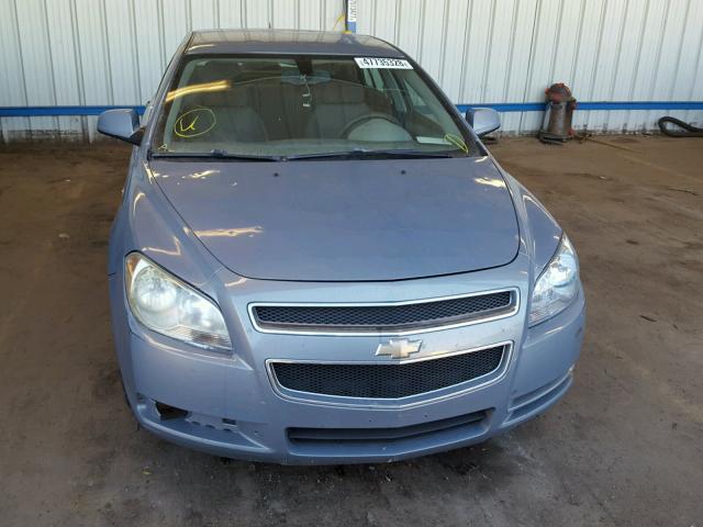 1G1ZH57B98F160738 - 2008 CHEVROLET MALIBU 1LT BLUE photo 9