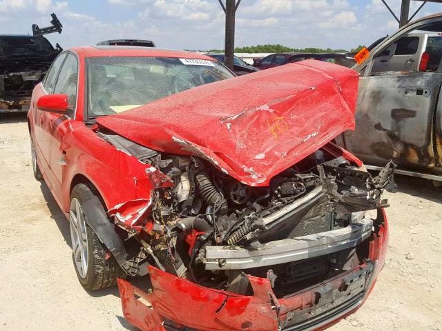 WAUAF78E98A074810 - 2008 AUDI A4 2.0T RED photo 9