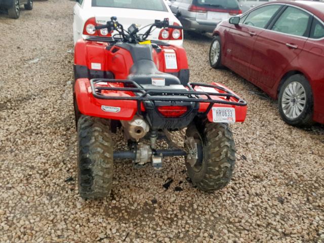 1HFTE44J0F4100471 - 2015 HONDA TRX500 FE RED photo 9