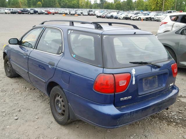 JS2GB41W715204324 - 2001 SUZUKI ESTEEM GL BLUE photo 3