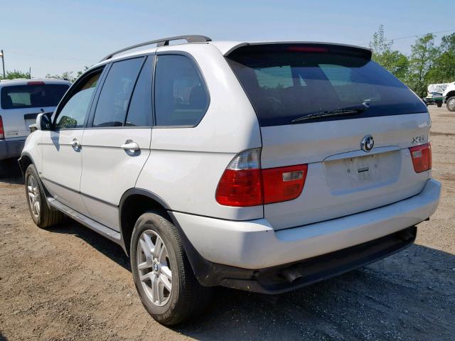 5UXFA13586LY24659 - 2006 BMW X5 3.0I WHITE photo 3