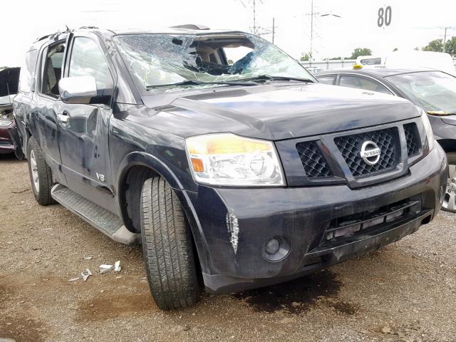 5N1AA08D59N603532 - 2009 NISSAN ARMADA SE BLACK photo 1