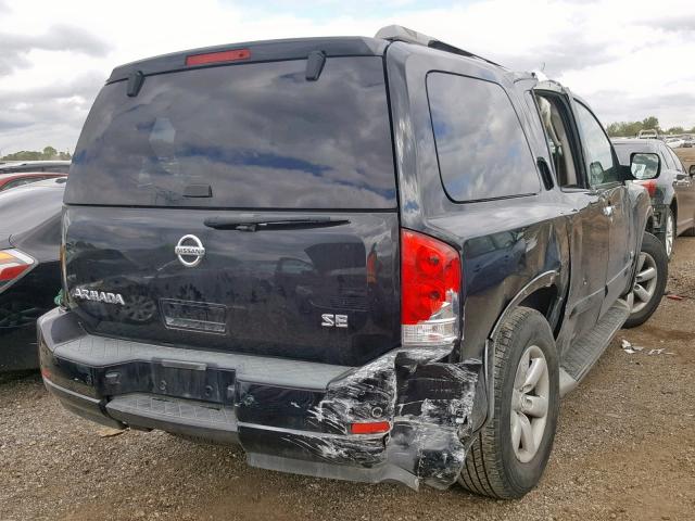 5N1AA08D59N603532 - 2009 NISSAN ARMADA SE BLACK photo 4