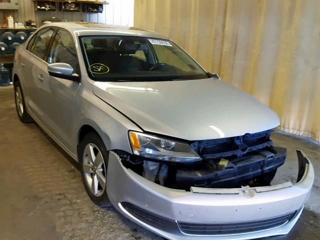 3VWLL7AJ8DM383075 - 2013 VOLKSWAGEN JETTA TDI SILVER photo 1