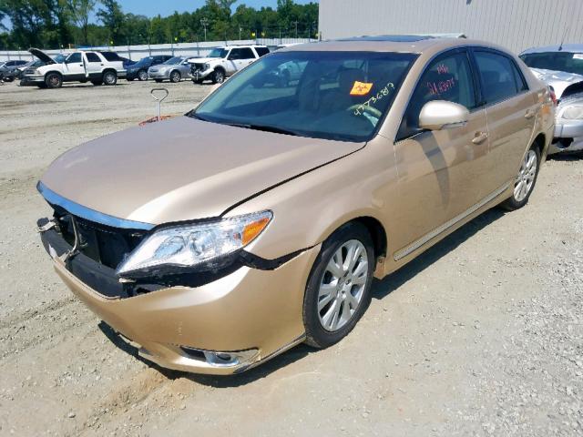 4T1BK3DB0BU439643 - 2011 TOYOTA AVALON BAS GOLD photo 2