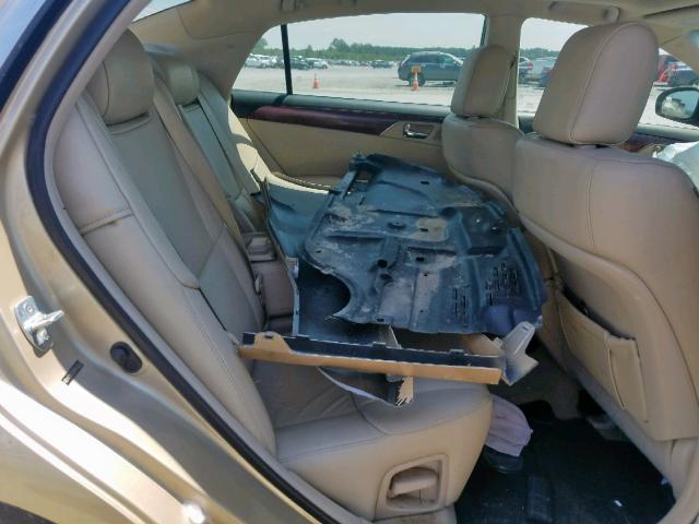 4T1BK3DB0BU439643 - 2011 TOYOTA AVALON BAS GOLD photo 6